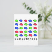 Bumpy Stroop Postkarte (Stehend Vorderseite)