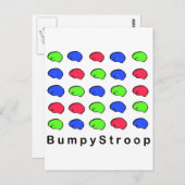 Bumpy Stroop Postkarte (Vorne/Hinten)