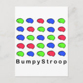 Bumpy Stroop Postkarte (Vorderseite)