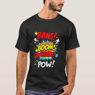 BUMS! PENG! WUMM! KNALL! Comic-Design T-Shirt