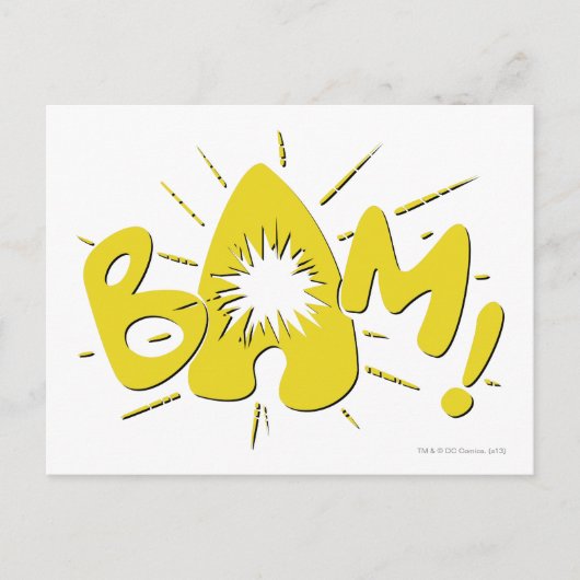 BUMS! POSTKARTE (Vorderseite)