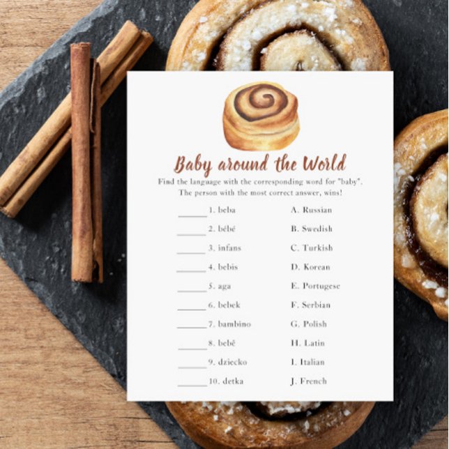 Bun baby dusche - Baby rund um das Weltspiel (Von Creator hochgeladen)