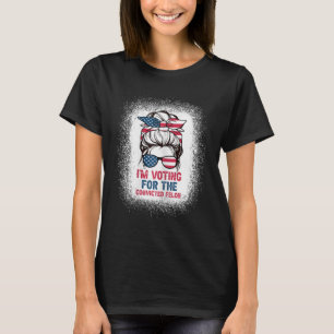 Bun gebleicht Hintergrund Ich bin wählerischer Fel T-Shirt