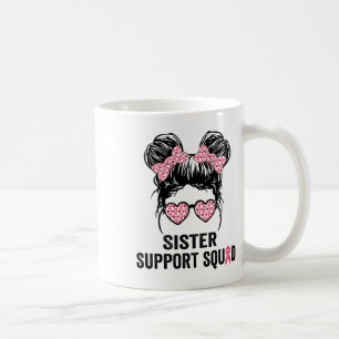 Bun Gl Schwester Unterstützer Brustkrebsbewusstsei Kaffeetasse