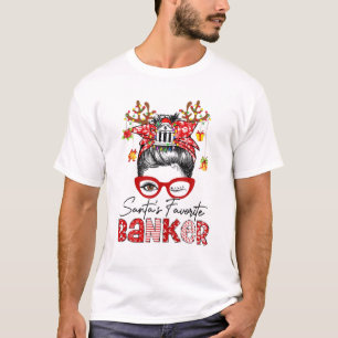 Bun Hair Christmas Tree T-Shirt