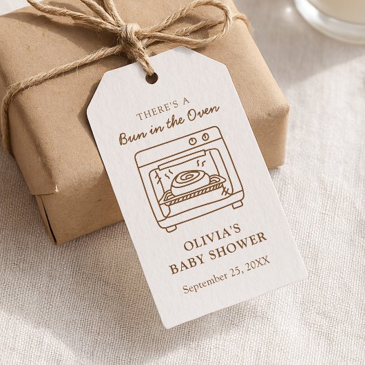Bun im Ofen Geschenkanhänger