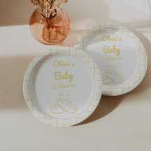 Bun im Ofen Handgezeichnete neutrale Babyparty