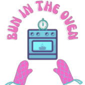 Bun in den Oven schwangeren Müttern T-Shirt