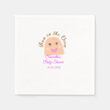 Bun in der ofenbeige duftende Babydusche rosa Br