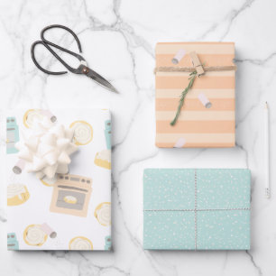 Bun in der Oven Baby Dusche Geschenkpapier Set