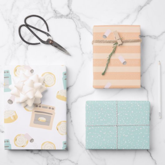 Bun in der Oven Baby Dusche Geschenkpapier Set (Vorderseite)