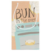 Bun in der Oven Baby Dusche Kleine Geschenktüte (Rückseite)