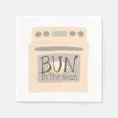 Bun in der Oven Baby Dusche Serviette (Vorderseite)