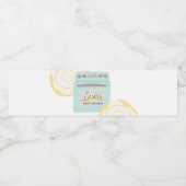 Bun in der Oven Baby Dusche Wasserflaschenetikett (Einzelnes Label)