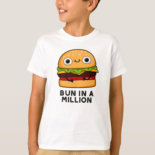 Bun in einer Million lustiger Burger Puppe T-Shirt (Vorderseite)