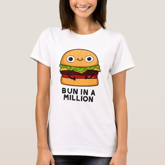 Bun in einer Million lustiger Burger Puppe T-Shirt (Vorderseite)