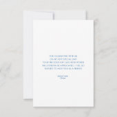 Bun in Oven Baby Shower Rustic Dankeskarte (Rückseite)