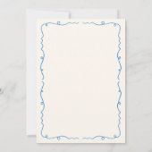 Bun in Oven Bakery Baby Shower Dankeskarte (Rückseite)