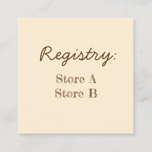 Bun in Oven Bread Dinner Roll Baby Dusche Begleitkarte (Rückseite)