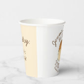 Bun in Oven Bread Dinner Roll Baby Dusche Pappbecher (Rechts)