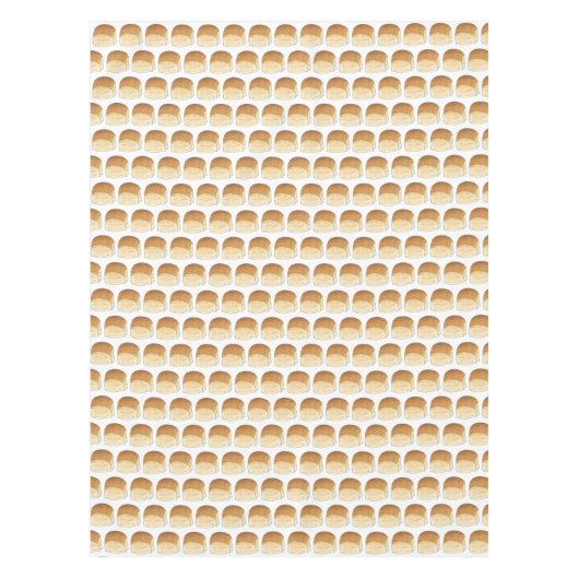 Bun in Oven Bread Dinner Roll Baby Dusche Tischdecke (Vorderseite)