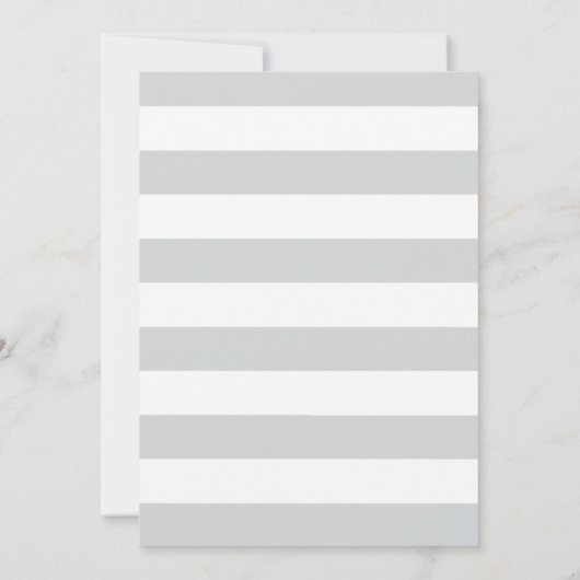 Bun in Oven Gray Baby Shower by Mail Einladung (Rückseite)