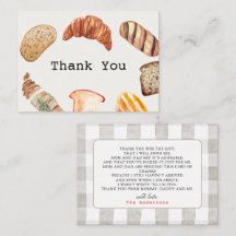 Bun in Oven Pastries Baby Dusche Vielen Dank