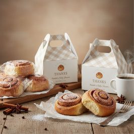 Bun In The Oven Baby Shower Thank You Geschenkschachtel