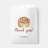 Bun in the oven Baby Shower Thank you Geschenktütchen (Vorderseite)