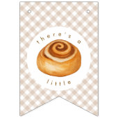 Bun In The Oven Baby Shower Wimpelkette (Erste Fahne)