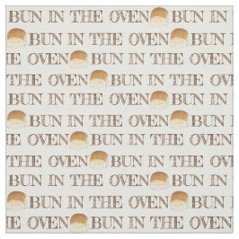 Bun in the Oven Bread Dinner Roll erwartet Baby Stoff