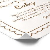 Bun in the Oven Don’t Say Baby Game Poster (Ecke)