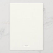 Bun In The Oven Gender Neutral Rustic Baby Shower Einladung (Rückseite)