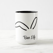 Bun Life Rabbit Spaß Tasse (Zentrum)