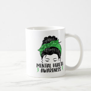 Bun Mental Health Geschenk Mental Health Awareness Kaffeetasse