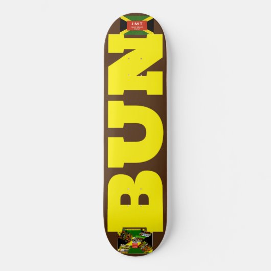 BUN. OFFIZIELL 8 1/4" Skateboarddecke Skateboard (Vorderseite)