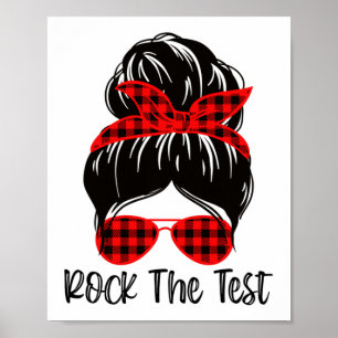 Bun Rock The Test Day 2023 Testing Day May Teacher Poster