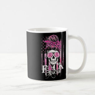 Bun Skull Brustkrebs Bewusstsein Krebs Kaffeetasse