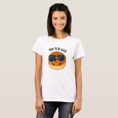 Bun to be Wild Funny Food Puff T-Shirt (Vorne ganz)