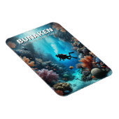 Bunaken Indonesia Scuba Diver Magnet (Rechte Seite)
