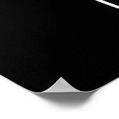 Bunana Funny Bunny in einem Banana Pub Dark BG Poster (Ecke)