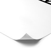 Bunana Funny Bunny in einem Bananenpuff Poster (Ecke)