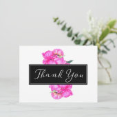 Bunch für Aquarellbäume Danke Karte (Stehend Vorderseite)