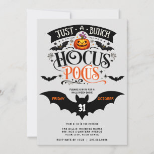 Bunch of Hocus Pocus Halloween-Party Bash Digital  Einladung