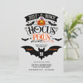 Bunch of Hocus Pocus Halloween-Party Bash Digital  Einladung (Stehend Vorderseite)