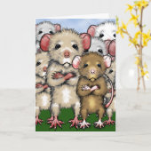 Bunch of Rats Greeting Card Karte (Gelbe Blume)