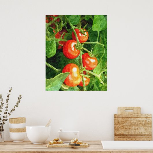 Bunch of Tomatoes Poster (Küche)