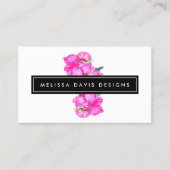 Bunch von Wasserfarben Visitenkarte (Vorderseite)