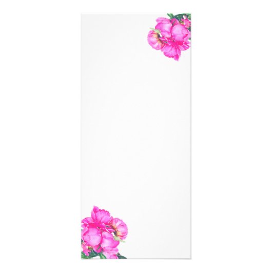 Bunch von Wasserfarben Werbekarte (Hinten)