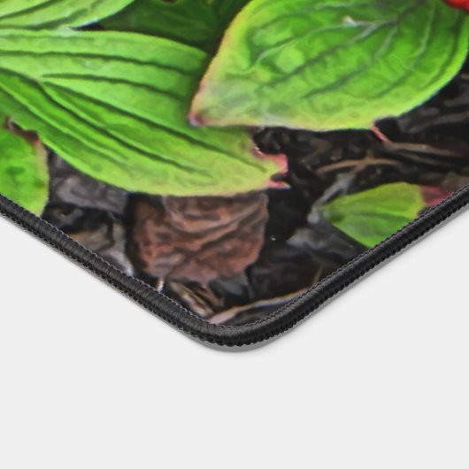 Bunchbeere mit Beeren Schreibtischunterlage (Ecke)